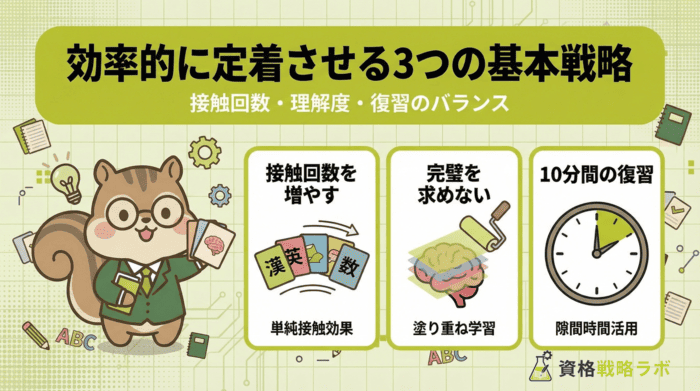 ITパスポート用語を効率的に定着させる3つの基本戦略