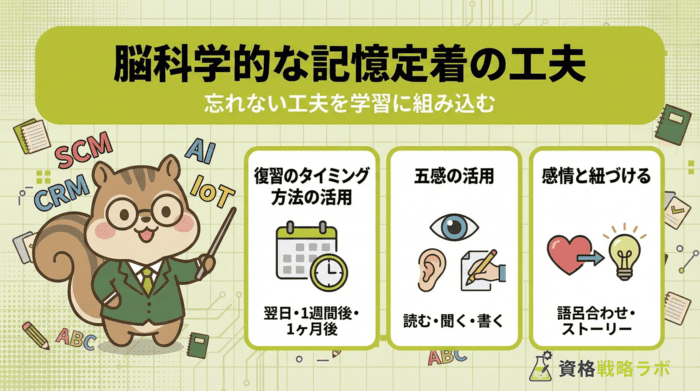 脳科学的な記憶定着の工夫